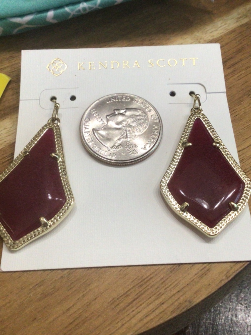 Kendra Scott earrings with bag and care card included. Brand New. - Picture 2 of 3